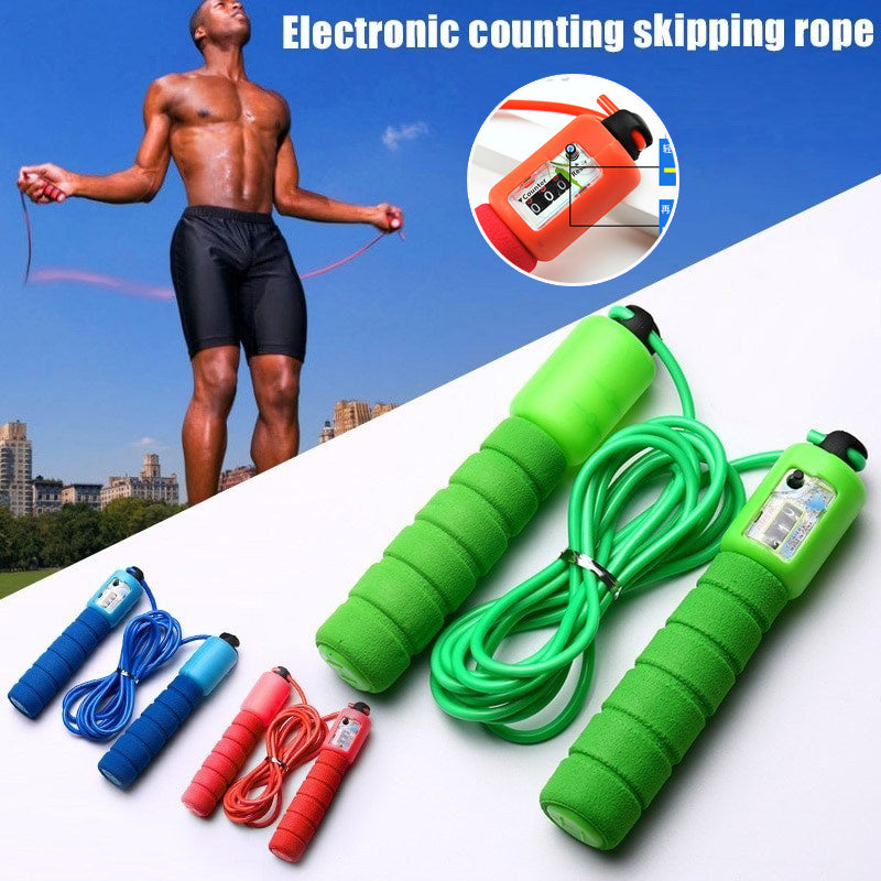 Adjustable Jump Rope with Counter